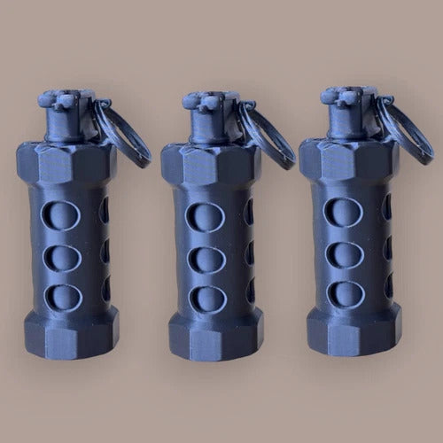 Set of 3 Flashbang 3d Printed Plastic Toy Cosplay Prop – 1:1 Scale