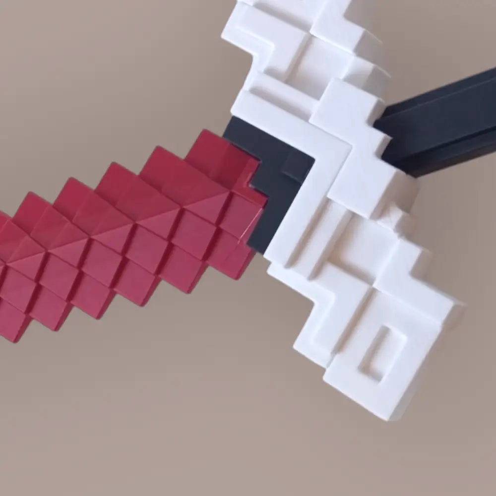 Minecraft Sword – 3D Printed Plastic Toy- Cosplay Prop – 60cm – PLA Black White Red