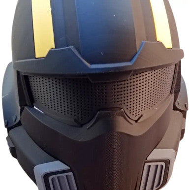 Helldivers B-01 Tactical Helmet – 3D Printed Cosplay Prop 1:1 Scale