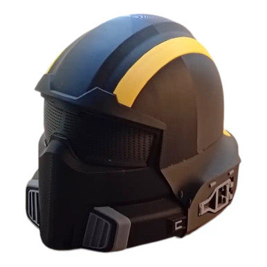 Helldivers B-01 Tactical Helmet – 3D Printed Cosplay Prop 1:1 Scale