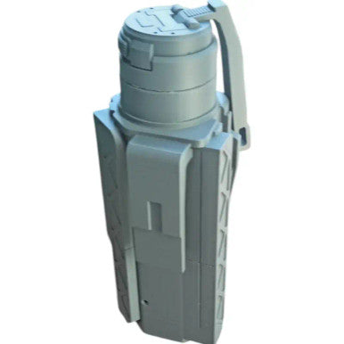 Helldivers 2 Sample Container – 3D Printed Cosplay Prop 1:1 Scale Grey PLA
