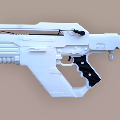 Pulse Rifle Model F44AA - From Movie Alien Rumulus - 3D Printed Cosplay Prop 1:1 Scale - Plastic Toy