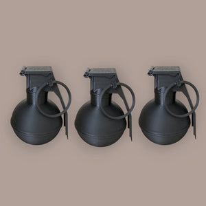 Set of 3 M67 Grenade 3d Printed Plastic Toy – Cosplay Prop – 1:1 Scale