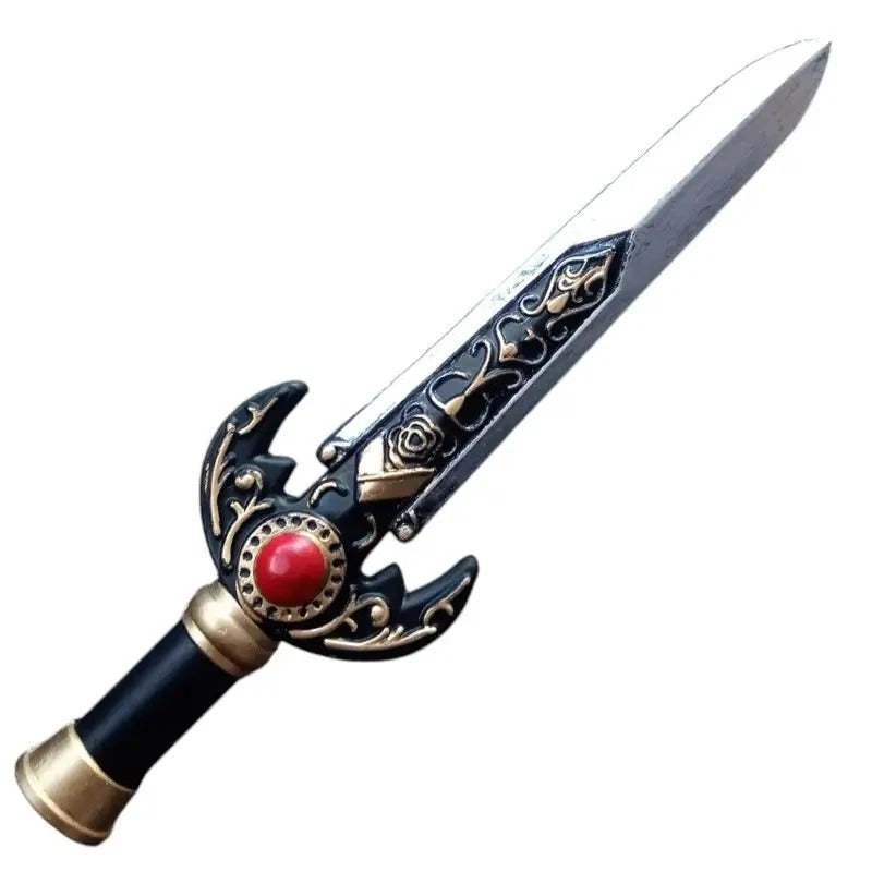 Medieval Ornamental Dagger – PU Foam Cosplay Prop – 1:1 Scale 33 cm Plastic Toy