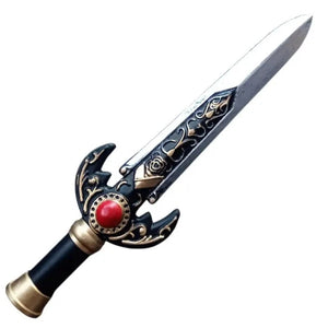 Medieval Ornamental Dagger – PU Foam Cosplay Prop – 1:1 Scale 33 cm Plastic Toy