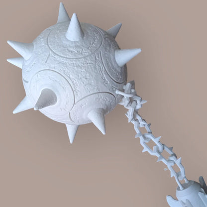Flail – 3D Printed Doom: The Dark Ages Cosplay Replica – Life-Size 1:1 Scale
