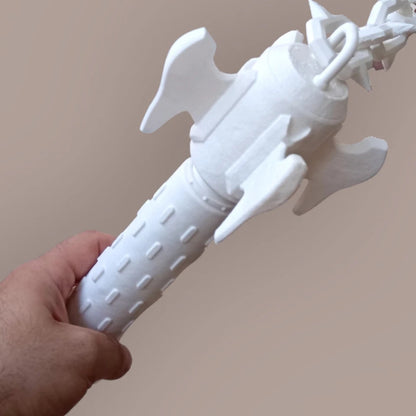 Flail – 3D Printed Doom: The Dark Ages Cosplay Replica – Life-Size 1:1 Scale