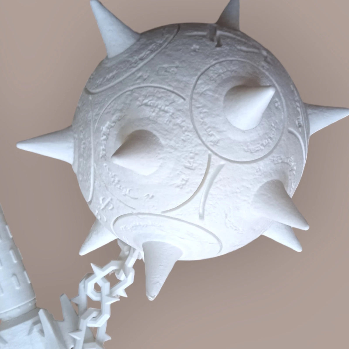 Flail – 3D Printed Doom: The Dark Ages Cosplay Replica – Life-Size 1:1 Scale