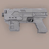 The Lawgiver Mk.II - Dredd 3d Printed Movie Cosplay Prop 1:1 Scale Plastic Toy