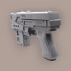 The Lawgiver Mk.II - Dredd 3d Printed Movie Cosplay Prop 1:1 Scale Plastic Toy