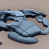 Geth Plasma SMG - Mass Effect 3d Printed Mass Effect Cosplay Prop 1:1 Scale
