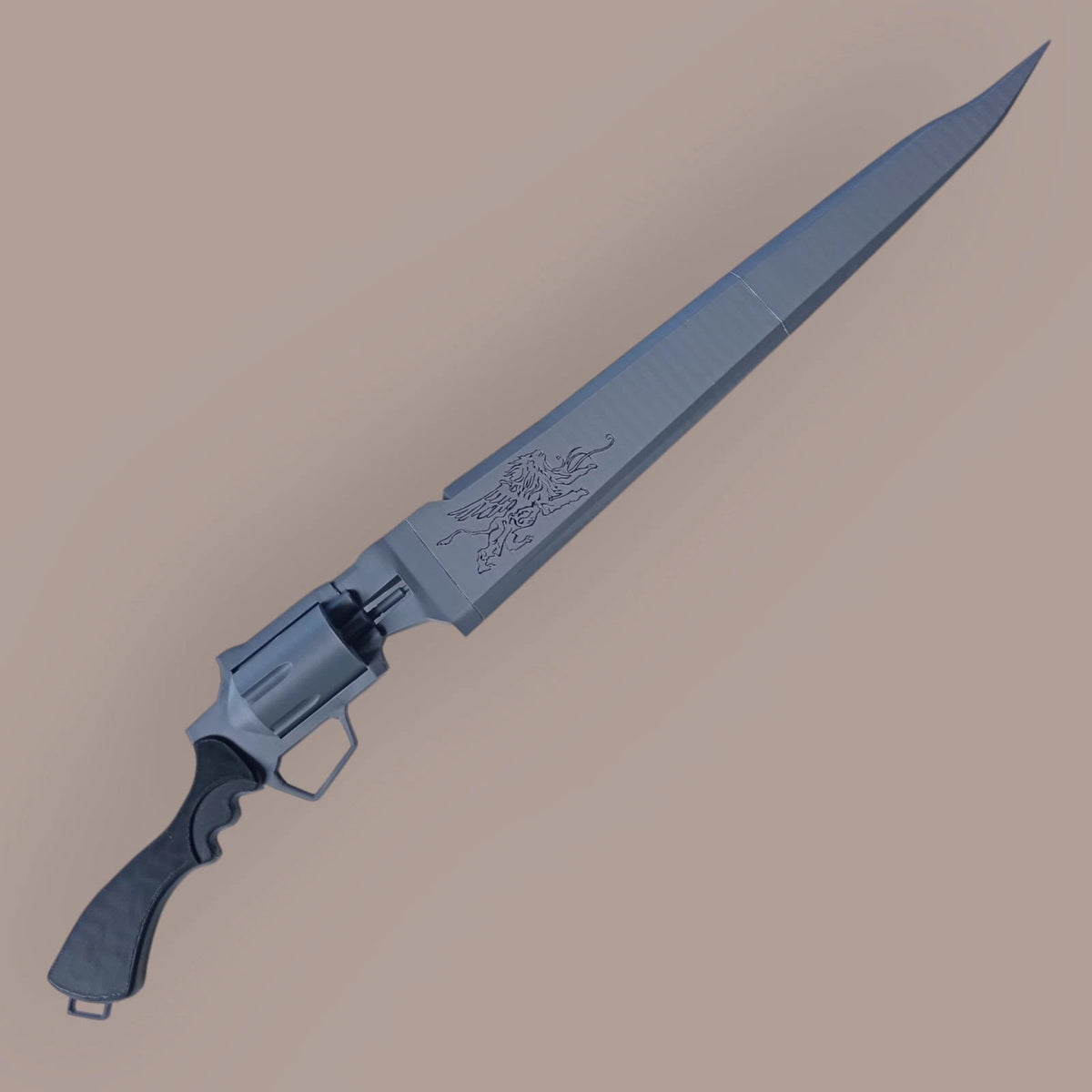 GunBlade 3d Printed Plastic Toy- Squall Final Fantasy Cosplay Prop – 1:1 Scale