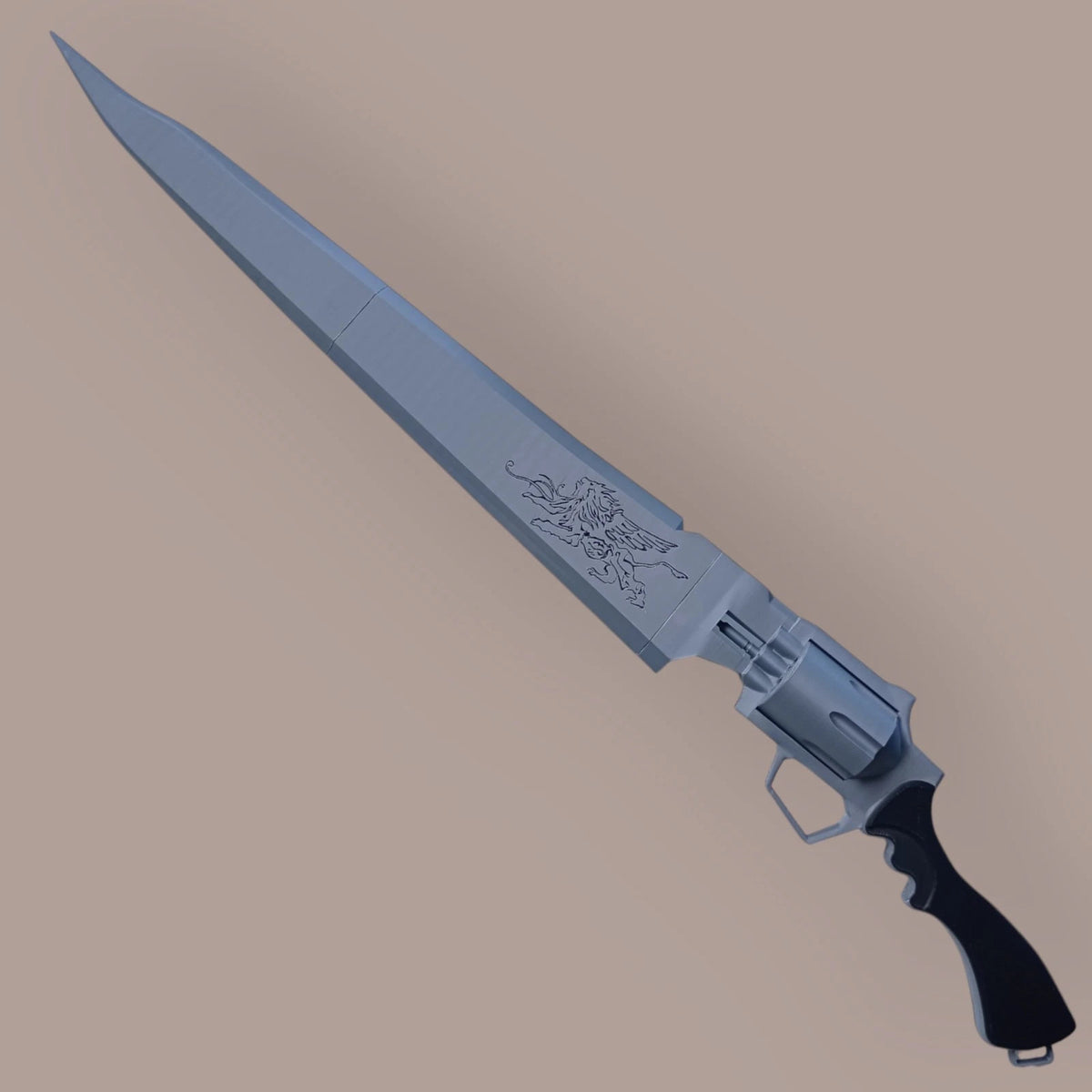 GunBlade 3d Printed Plastic Toy- Squall Final Fantasy Cosplay Prop – 1:1 Scale