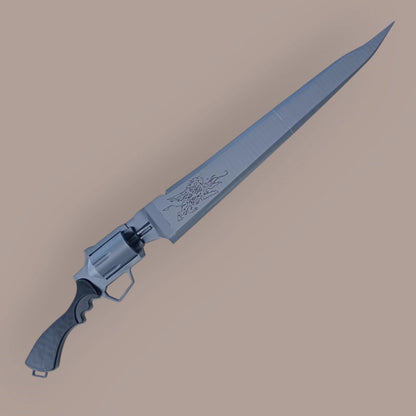 GunBlade 3d Printed Plastic Toy- Squall Final Fantasy Cosplay Prop – 1:1 Scale