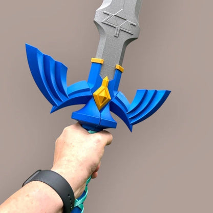 Master Sword – 3D Printed Legend of Z Cosplay Prop 1:1 Scale