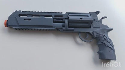 Resident Evil Requiem Revolver – 3D Printed Cosplay Prop – 1:1 Scale Plastic Toy
