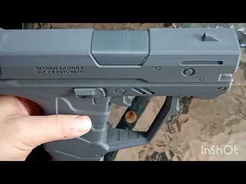 Halo Magnum – 3D Printed Cosplay Prop – 1:1 Scale