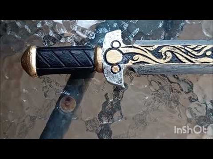 Medieval Fantasy Ornamental Dagger – PU Foam Cosplay Prop – 1:1 Scale 28 cm Toy