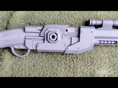 The Mandalorian Amban Phase-Pulse Blaster – 3D Printed Cosplay Prop – 1:1 Scale Plastic Toy