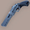 Alien Rogue Incursion Sci-Fi Revolver – 3D Printed Plastic Toy - Cosplay Prop – 1:1 Scale