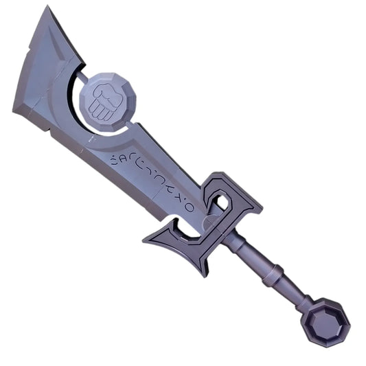 WoW Ashbringer Axe 1:1 Scale 120cm – 3D Printed Cosplay Prop – Plastic Toy