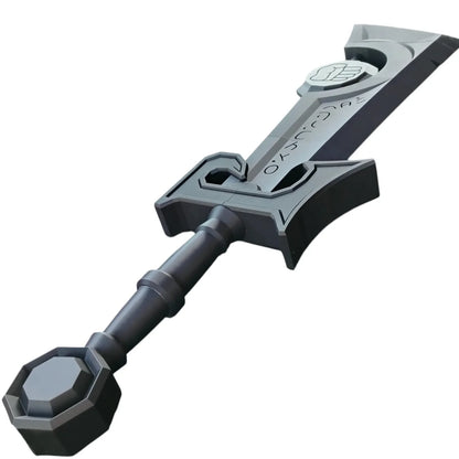 WoW Ashbringer Axe 1:1 Scale 120cm – 3D Printed Cosplay Prop – Plastic Toy