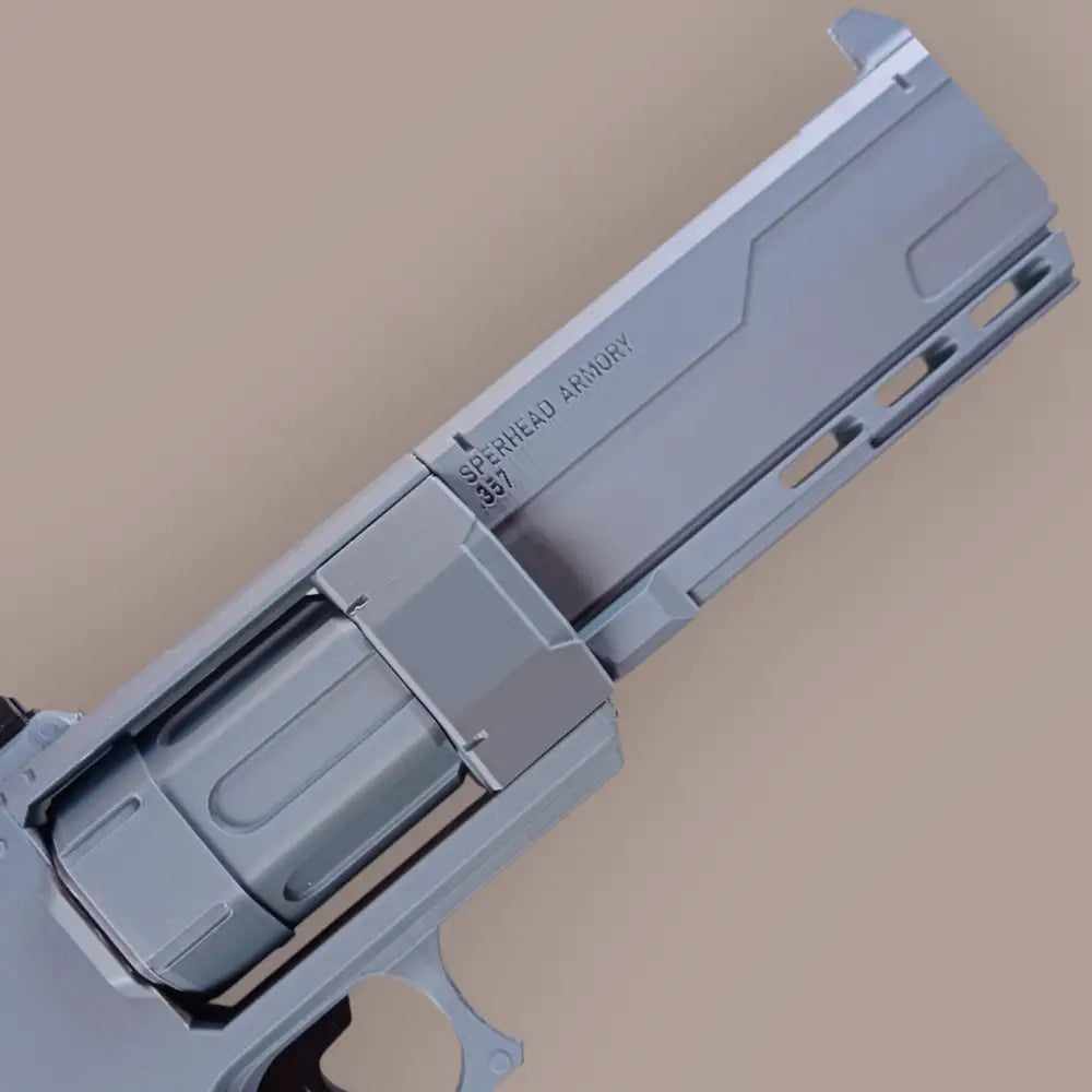 Alien Rogue Incursion Sci-Fi Revolver – 3D Printed Plastic Toy - Cosplay Prop – 1:1 Scale