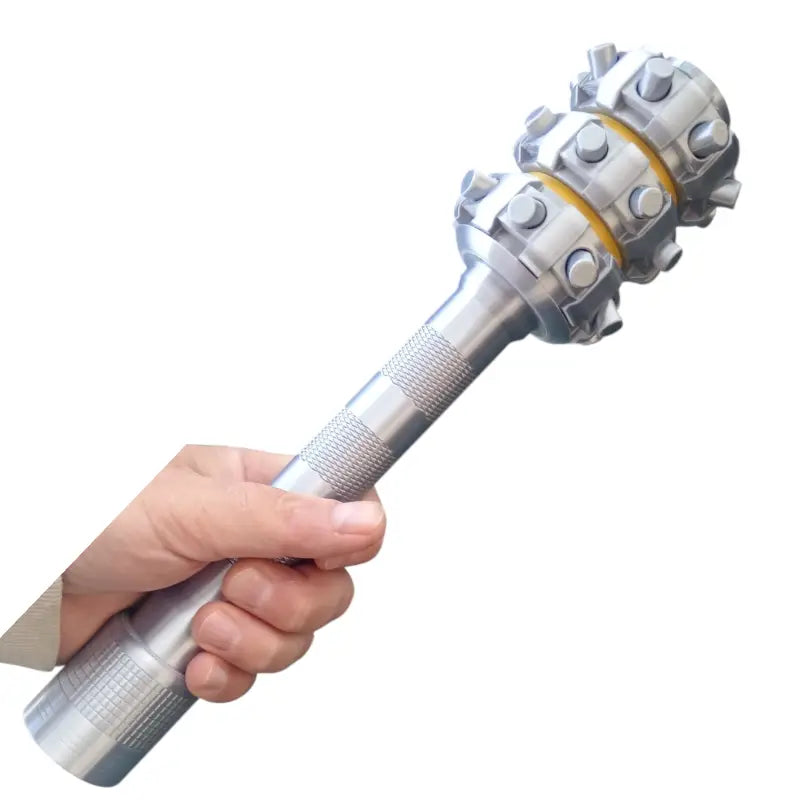 Hell Diver Thermite Grenade | 3D Printed Silver & Yellow Cosplay Prop 1:1 Scale