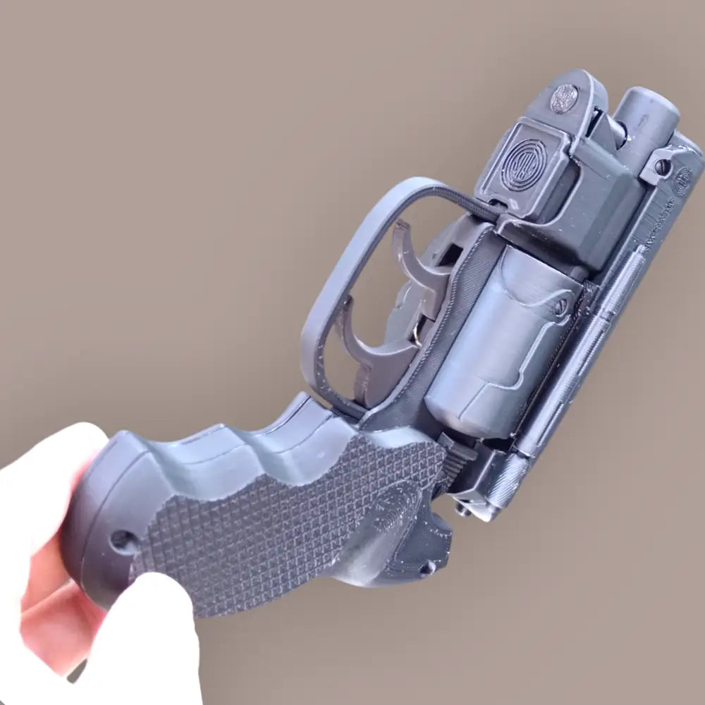 Snubnose Blaster - Blade Runner 3D Printed Cosplay Movie Prop – 1:1 Scale Plastic Toy