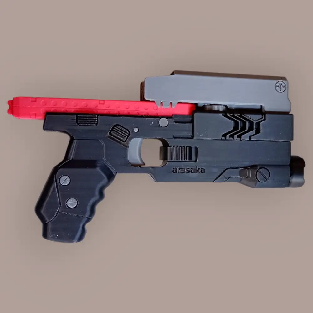Skippy The Gun - 3D Printed Cyberpunk 2077 Cosplay Prop 1:1 Scale Plastic Toy