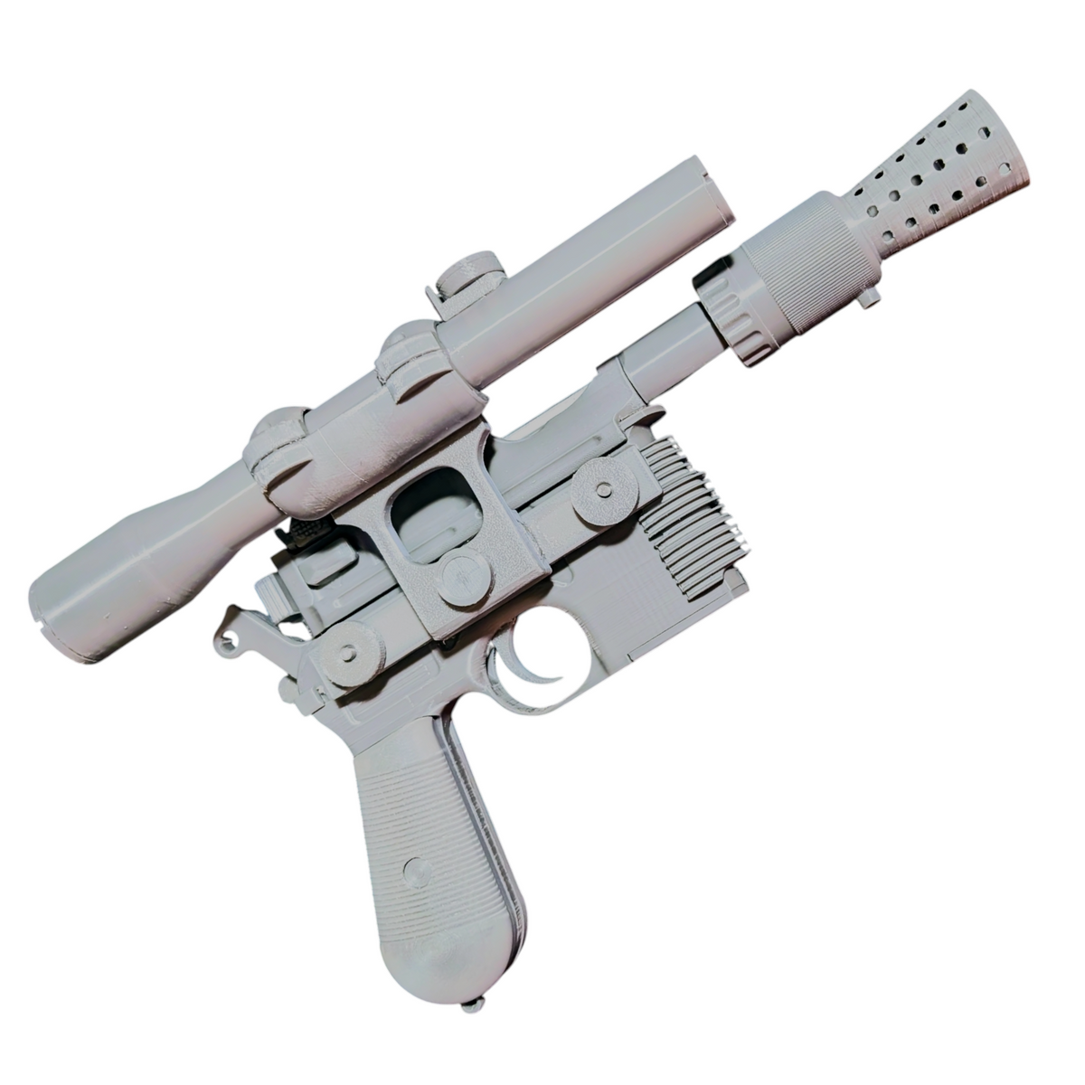 Han Solo Blaster DL-44 – 3D Printed Star Wars Cosplay Prop 1:1 Scale Plastic Toy