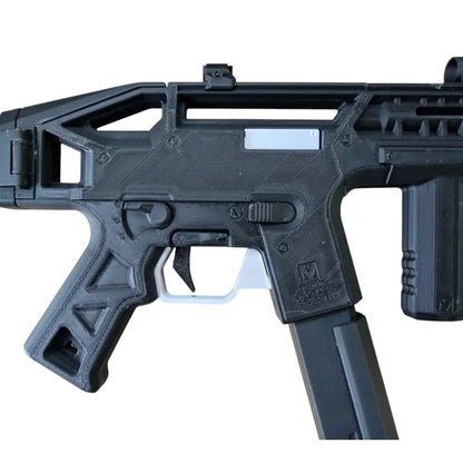 M221 Saratoga SMG - 3D Printed Cyberpunk 2077 Cosplay Prop 1:1 Scale Plastic Toy
