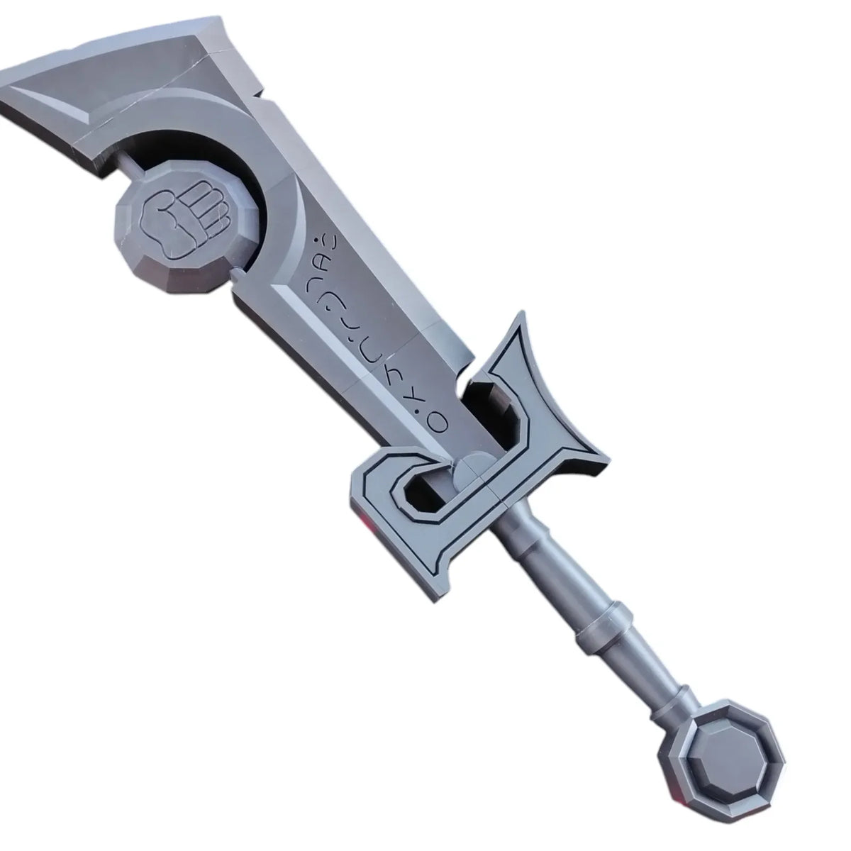 WoW Ashbringer Axe 1:1 Scale 120cm – 3D Printed Cosplay Prop – Plastic Toy