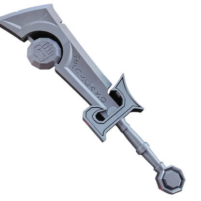 WoW Ashbringer Axe 1:1 Scale 120cm – 3D Printed Cosplay Prop – Plastic Toy