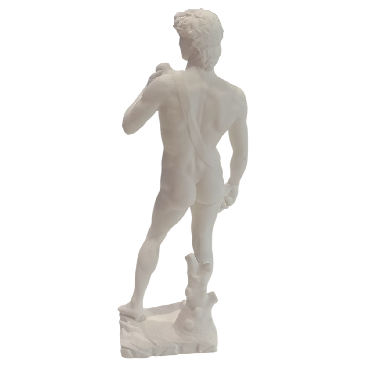 3D Printed David Statue – 20cm White PLA Replica – Renaissance Art Sculpture