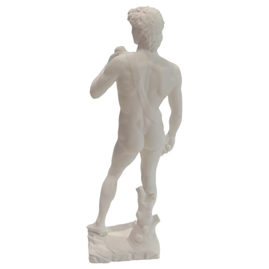 3D Printed David Statue – 20cm White PLA Replica – Renaissance Art Sculpture