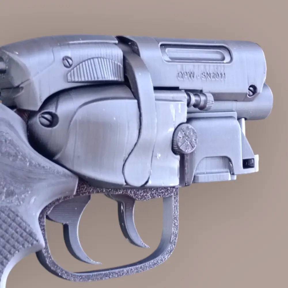 Snubnose Blaster - Blade Runner 3D Printed Cosplay Movie Prop – 1:1 Scale Plastic Toy