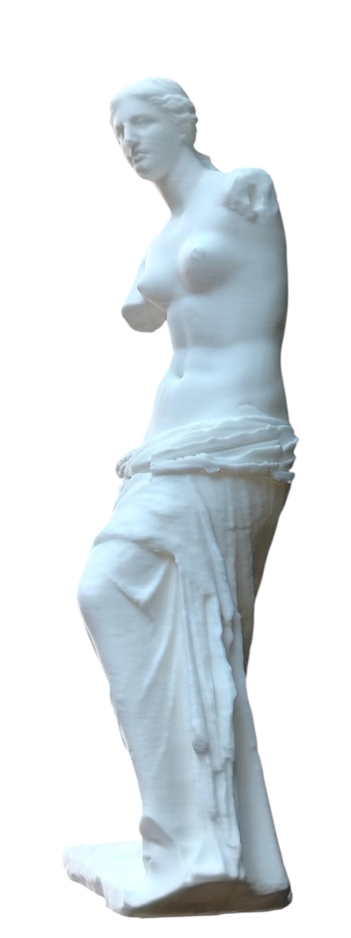 Venus de Milo – Detailed 3D Printed Statue – White PLA – 15 cm Replica