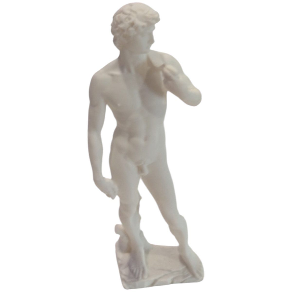 3D Printed David Statue – 20cm White PLA Replica – Renaissance Art Sculpture