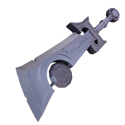 WoW Ashbringer Axe 1:1 Scale 120cm – 3D Printed Cosplay Prop – Plastic Toy