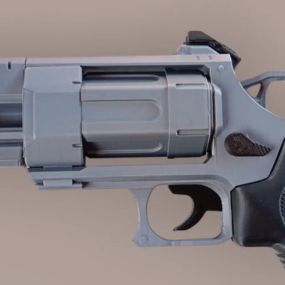Alien Rogue Incursion Sci-Fi Revolver – 3D Printed Plastic Toy - Cosplay Prop – 1:1 Scale