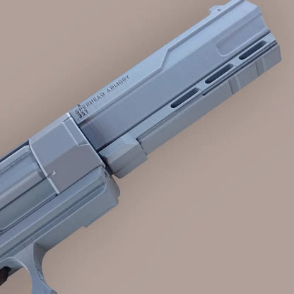 Alien Rogue Incursion Sci-Fi Revolver – 3D Printed Plastic Toy - Cosplay Prop – 1:1 Scale