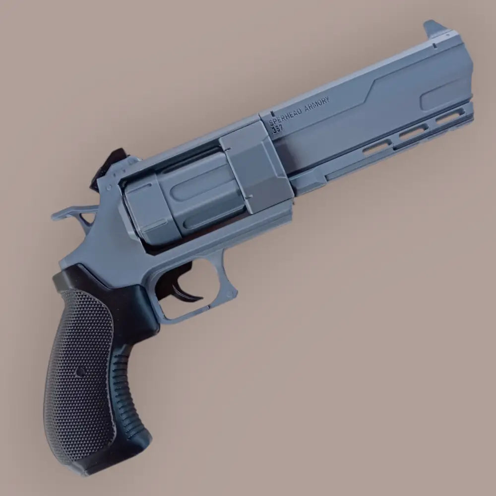 Alien Rogue Incursion Sci-Fi Revolver – 3D Printed Plastic Toy - Cosplay Prop – 1:1 Scale