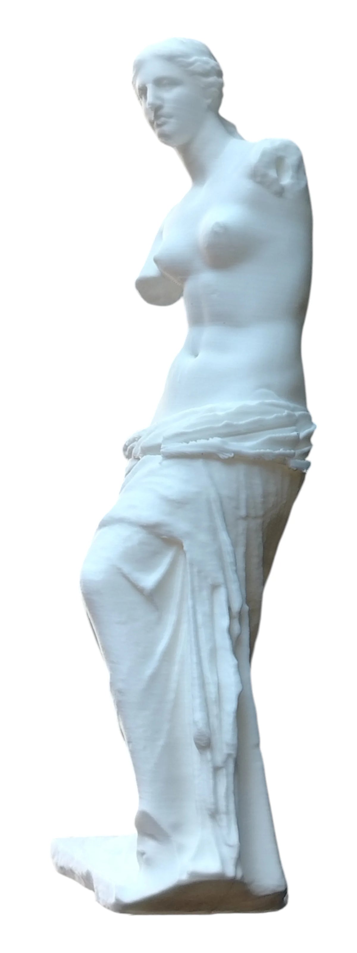 Venus de Milo – Detailed 3D Printed Statue – White PLA – 15 cm Replica