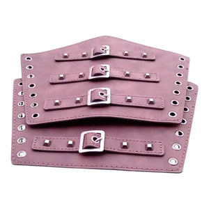 Medieval Wrist Cuffs - Faux Leather & PU – Fantasy Costume Anime Cosplay Prop