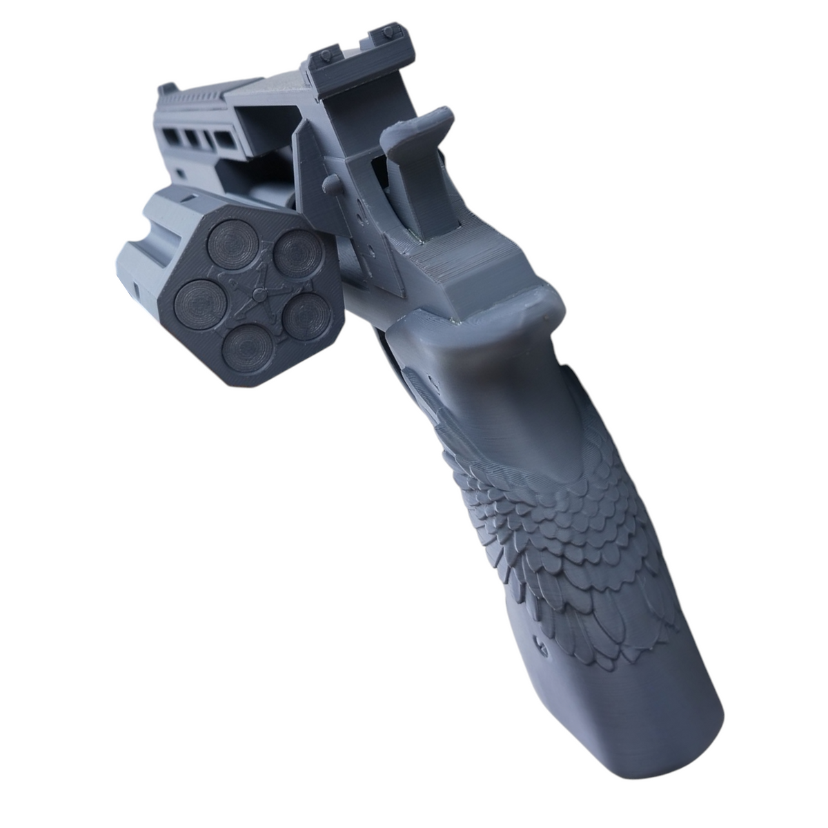 Resident Evil Requiem Revolver – 3D Printed Cosplay Prop – 1:1 Scale Plastic Toy