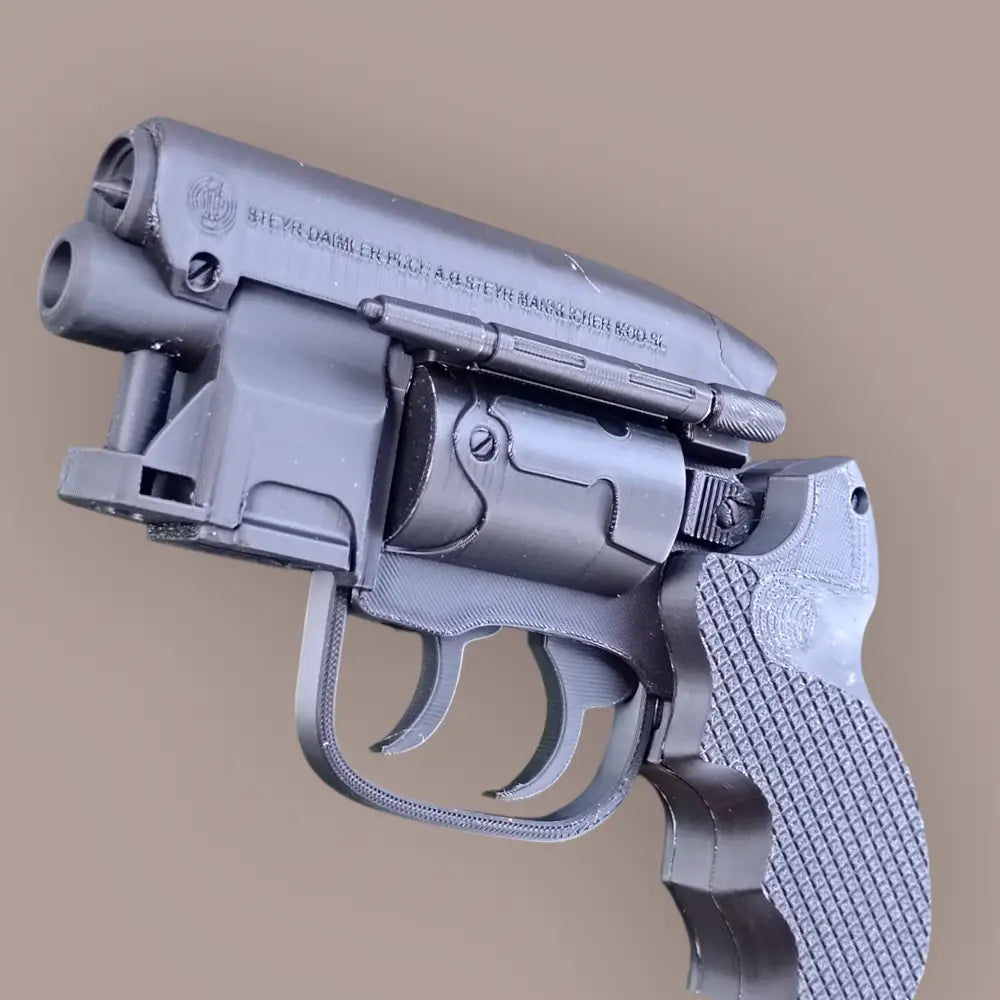 Snubnose Blaster - Blade Runner 3D Printed Cosplay Movie Prop – 1:1 Scale Plastic Toy