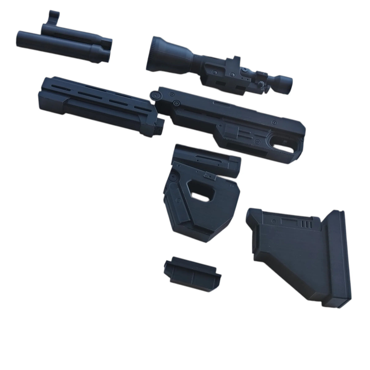 IQA-11 Blaster Plastic Toy – 3D Printed Star Wars Cosplay Prop 1:1 Scale DIY Kit