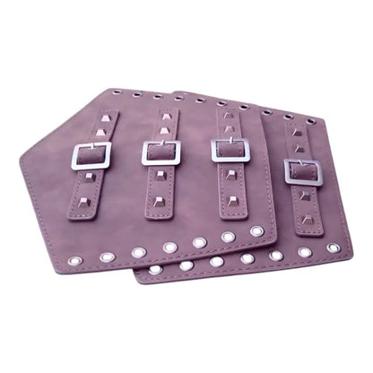 Medieval Wrist Cuffs - Faux Leather & PU – Fantasy Costume Anime Cosplay Prop