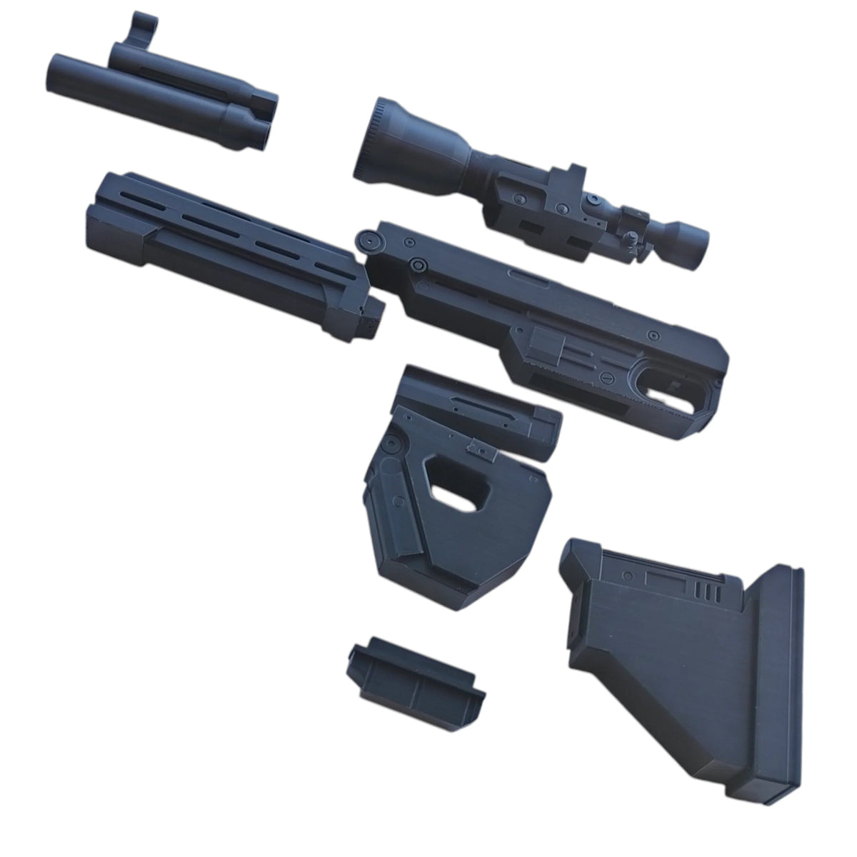 IQA-11 Blaster Plastic Toy – 3D Printed Star Wars Cosplay Prop 1:1 Scale DIY Kit